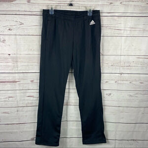 ADIDAS basic black straight leg pants Sz M